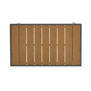 4-Pieces Outdoor Metal Patio Furniture Set with Cushions