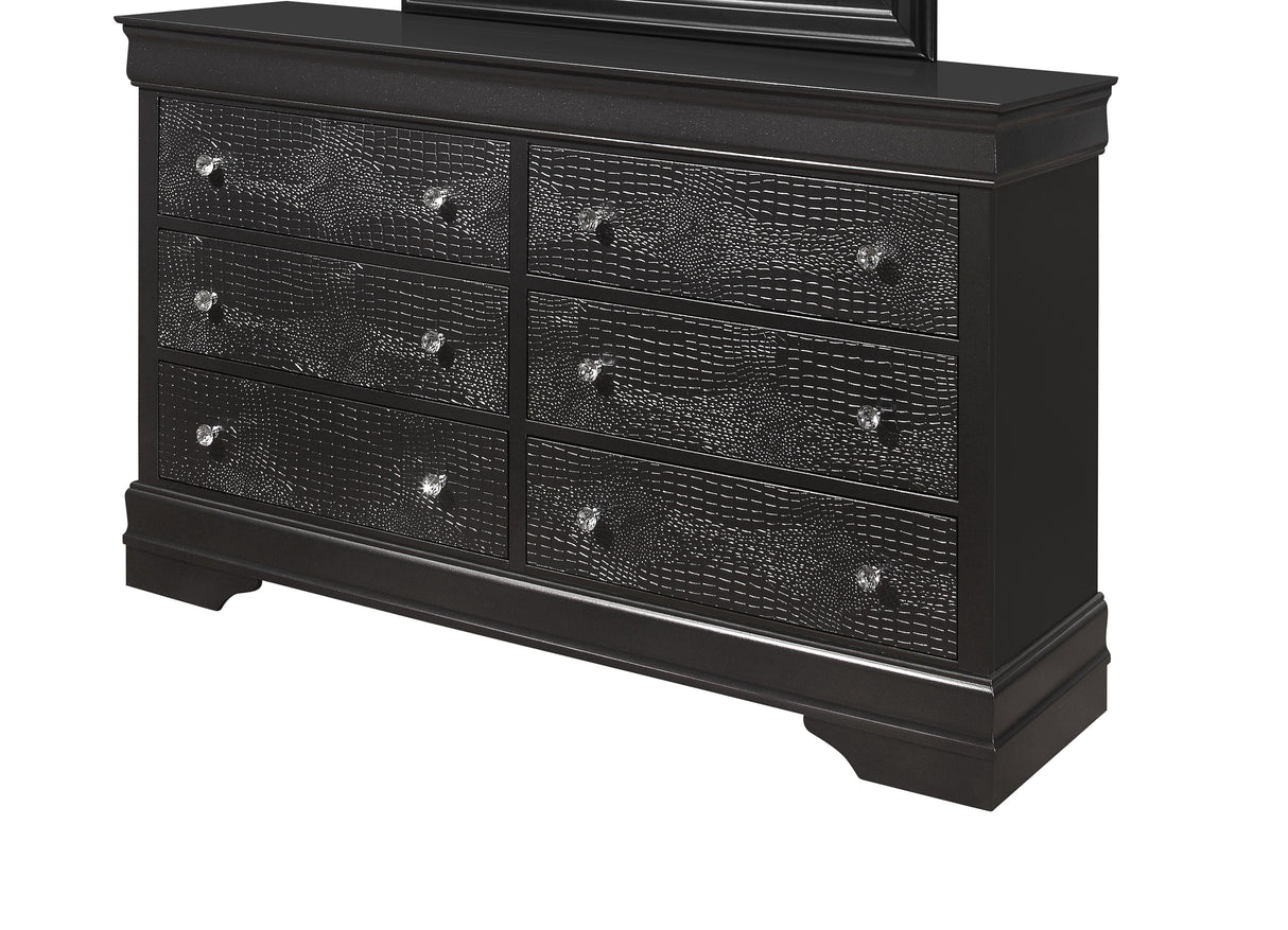 Shaker - Crocodile Metallic Dresser by Couch.com