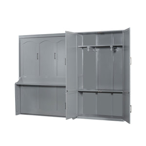 Murphy Elegant Wall Bed With Closet by Couch.com