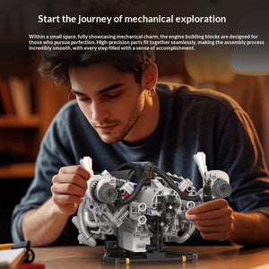 Bat Engine Model Building Block Toy