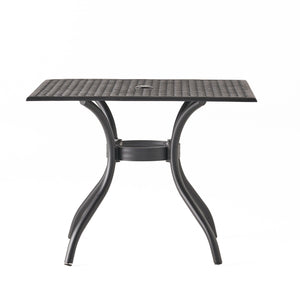 Arch Mesh Dining Table With Lightweight Frame - Black by Couch.com