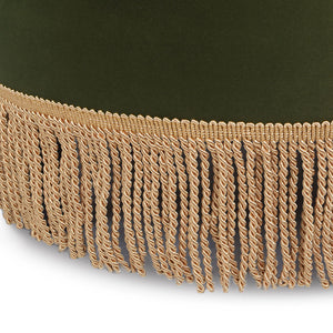 Yolanda - Round Upholstered Accent Ottoman by Couch.com