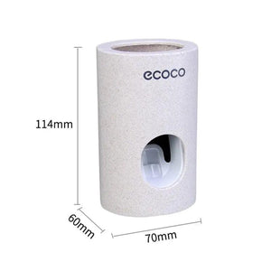 Easy Home Toothpaste Dispenser Squeezer Pasta Toothbrush Holder Wall Mounted Bathroom  Products  Accessories