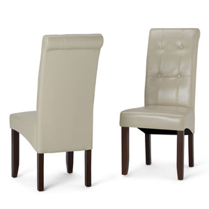 Cosmopolitan - Deluxe Tufted Parson Upholstered Chair (Set of 2) by Couch.com