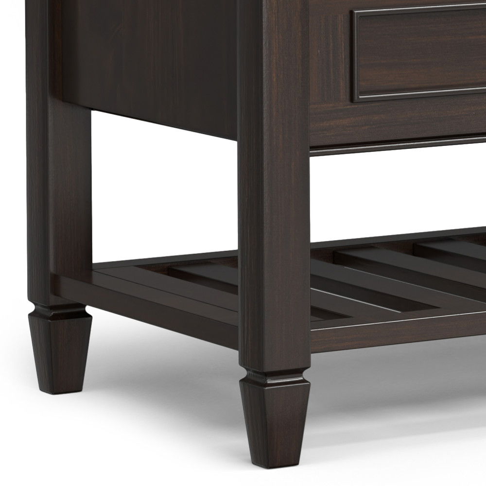 Connaught - Entryway Storage Bench With Shelf - Chestnut by Couch.com
