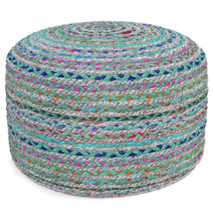 Margo - Handcrafted Round Pouf by Couch.com