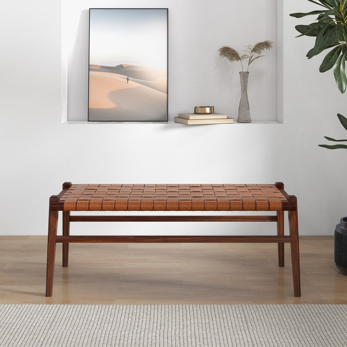 Cody - Bench - Brown / Tan by Couch.com
