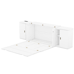 Murphy Bed With Shelves, Cabinets And USB Ports by Couch.com