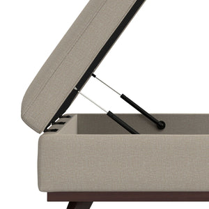 Owen - Multifunctional Square Coffee Table Storage Ottoman by Couch.com