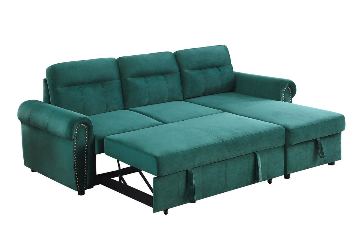 Ashton - Reversible Sleeper Sectional Sofa Chaise by Couch.com