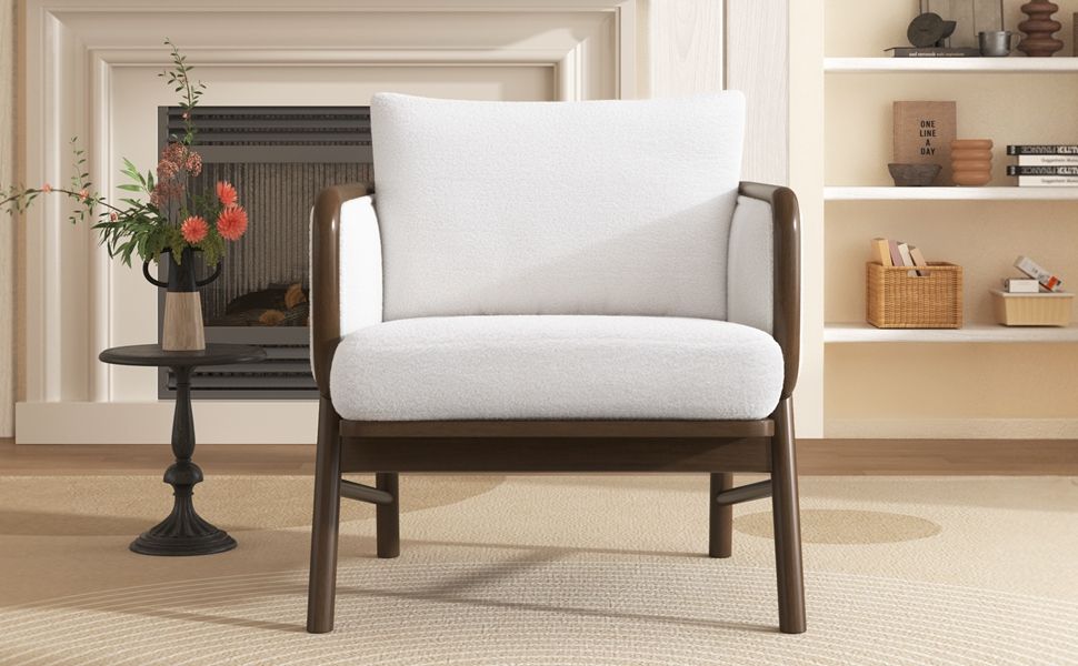 Upholstered Accent Armchair For Living Room by Couch.com