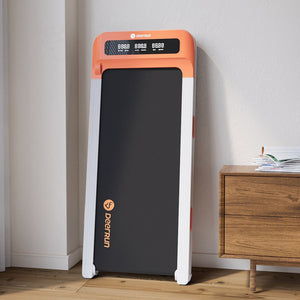 DeerRun Z10 12% Auto Incline Smart Walking Pad Treadmill with remote control-Orange