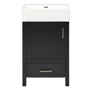 Bathroom Vanity With Sink, Frame And Drawer