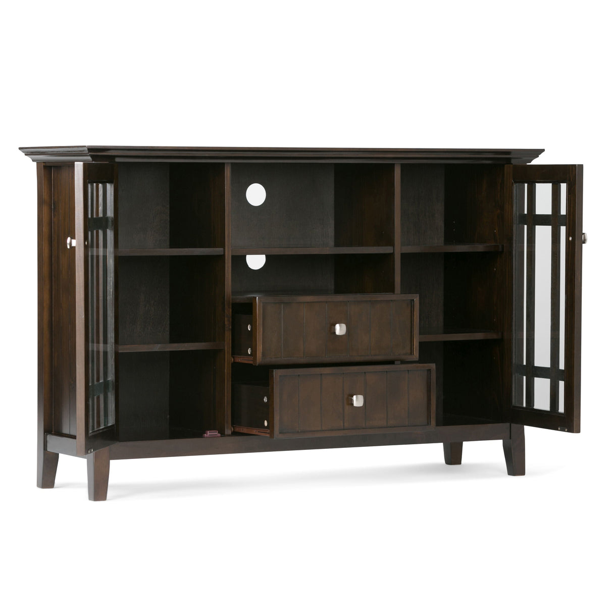 Bedford - Handcrafted Tall TV Media Stand by Couch.com