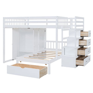 Bunk Bed With Wardrobe, Drawers by Couch.com