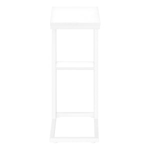 Accent Table, C - Shaped, Marble Look Contemporary & Modern Convenient Design by Couch.com