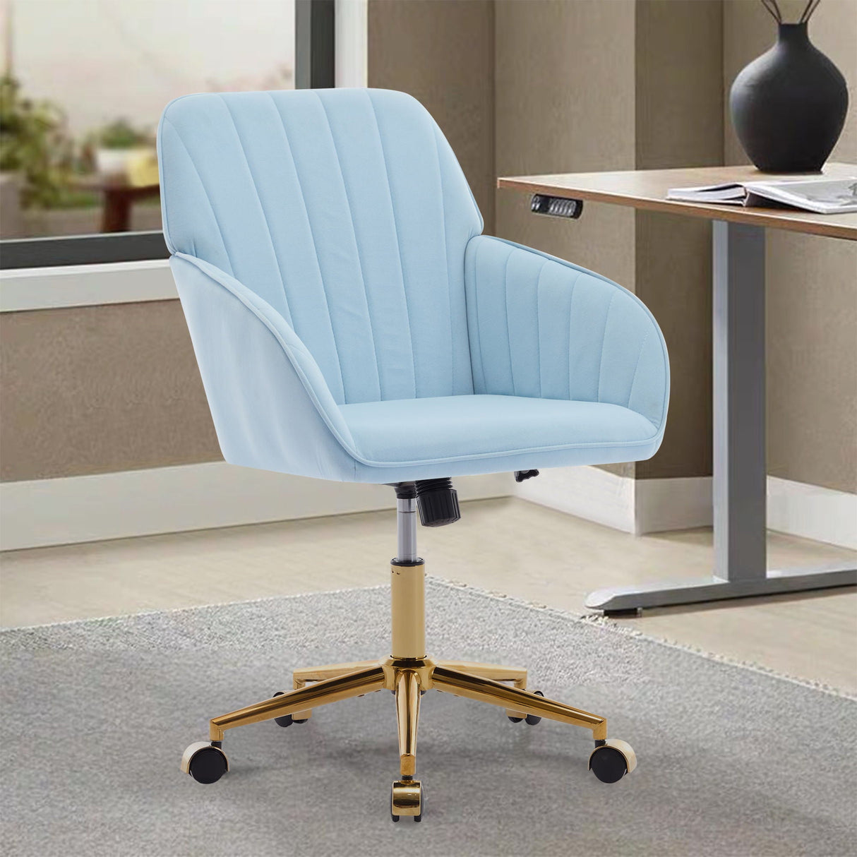 Adjustable Ergonomic Swivel Office Chair by Couch