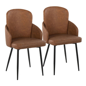 Dahlia - Contemporary Elegant Design Dining Chair (Set of 2) by Couch.com