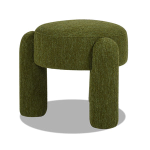 Hugo - Round Fully Upholstered Ottoman by Couch.com