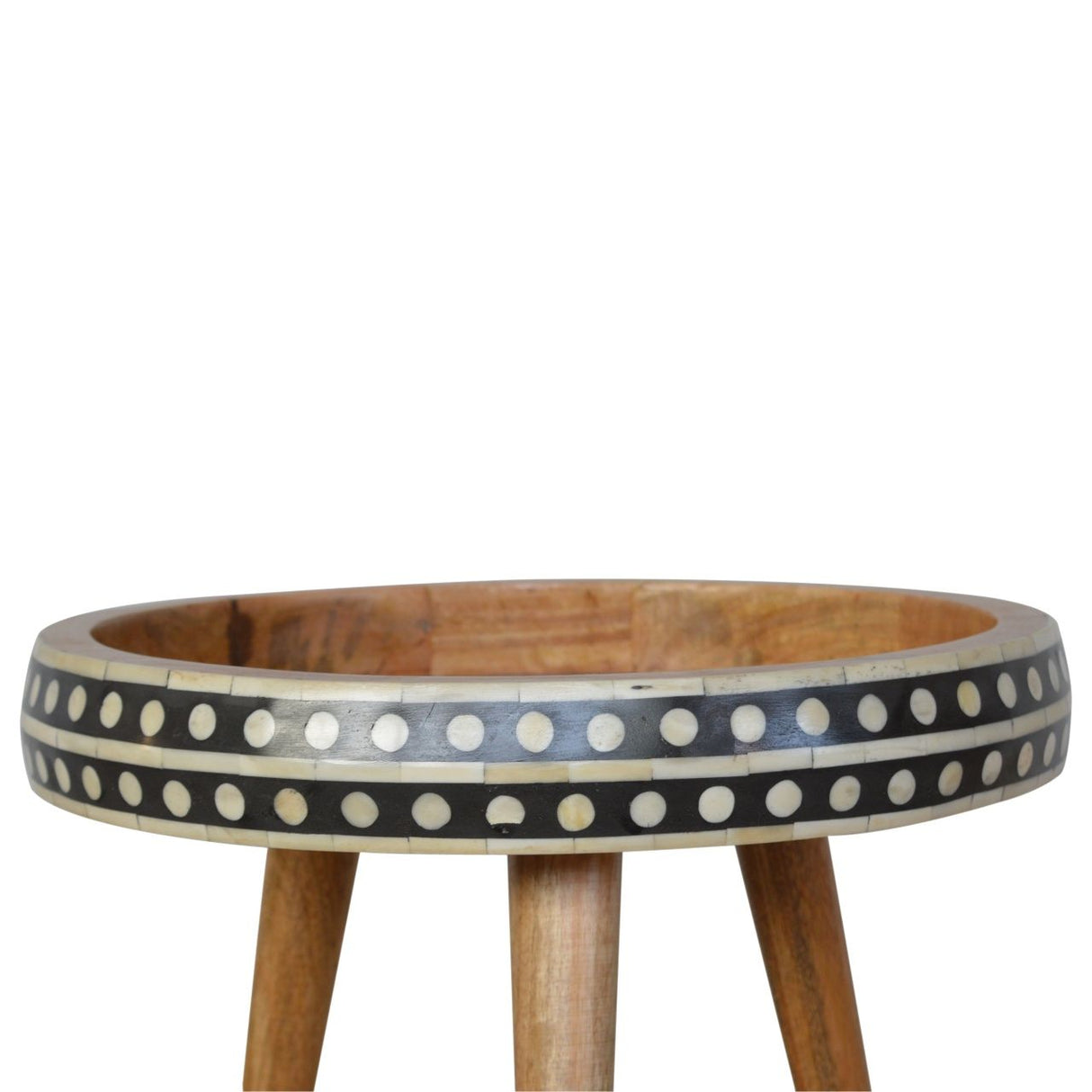 Small Patterned Nordic Style End Table by Couch.com
