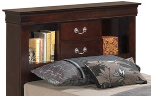 Louis Phillipe - Bookcase Storage Bed by Couch.com