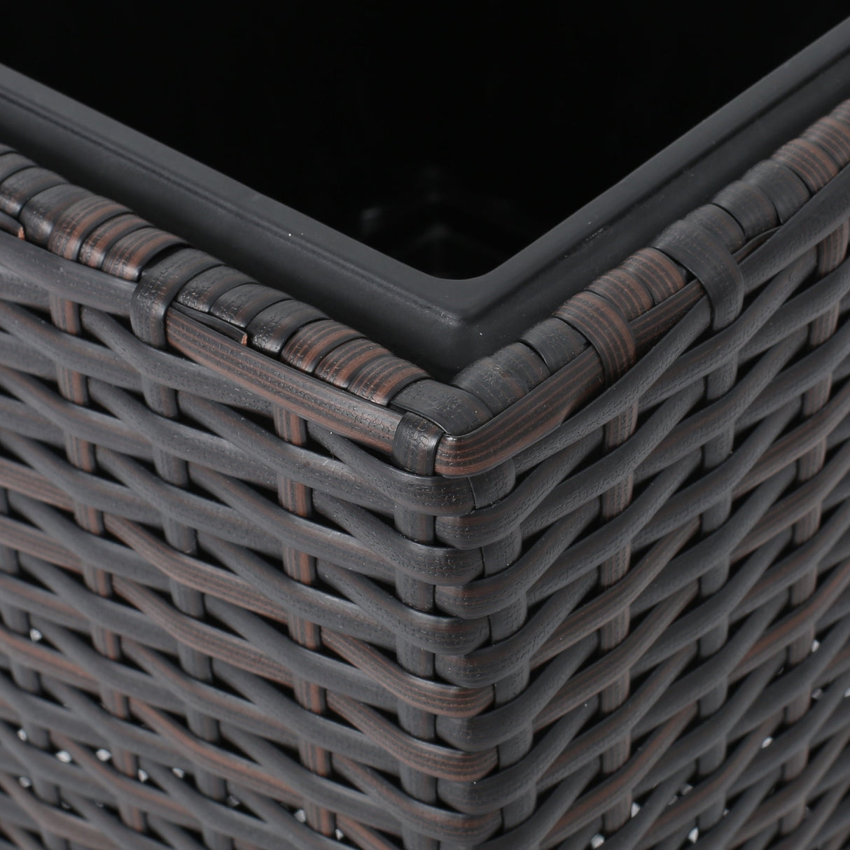 Rattan Flower Pot - Brown