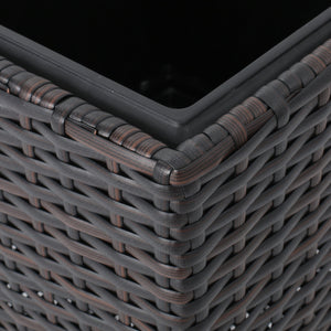 Rattan Flower Pot - Brown