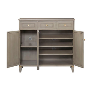 Dauphin - Handpainted Entryway Storage Cabinet - Gray Cashmere by Couch.com