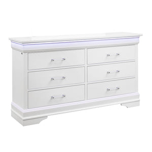 Charlston - 5 Piece Bedroom Set With LED Headboard