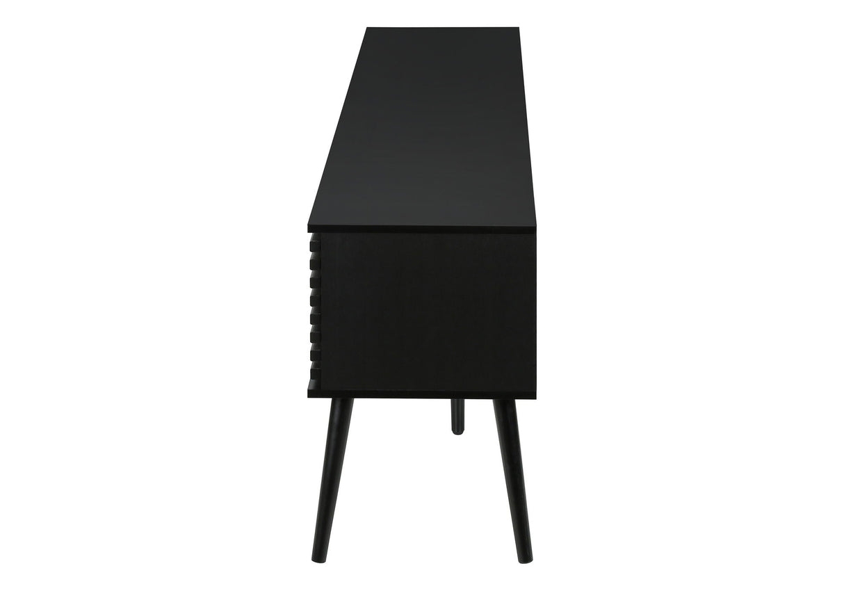 TV Stand, Media Entertainment Center, Storage Cabinet, Console, Storage Shelves, Bedroom, Living Room, Contemporary, Modern - Black by Couch.com