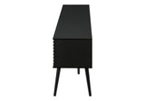 TV Stand, Media Entertainment Center, Storage Cabinet, Console, Storage Shelves, Bedroom, Living Room, Contemporary, Modern - Black by Couch.com