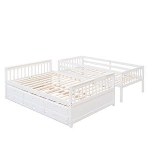 Bunk Bed With Twin Size Trundle And Drawers by Couch.com
