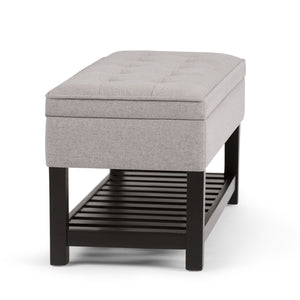 Cosmopolitan - Storage Ottoman Bench With Open Bottom by Couch.com
