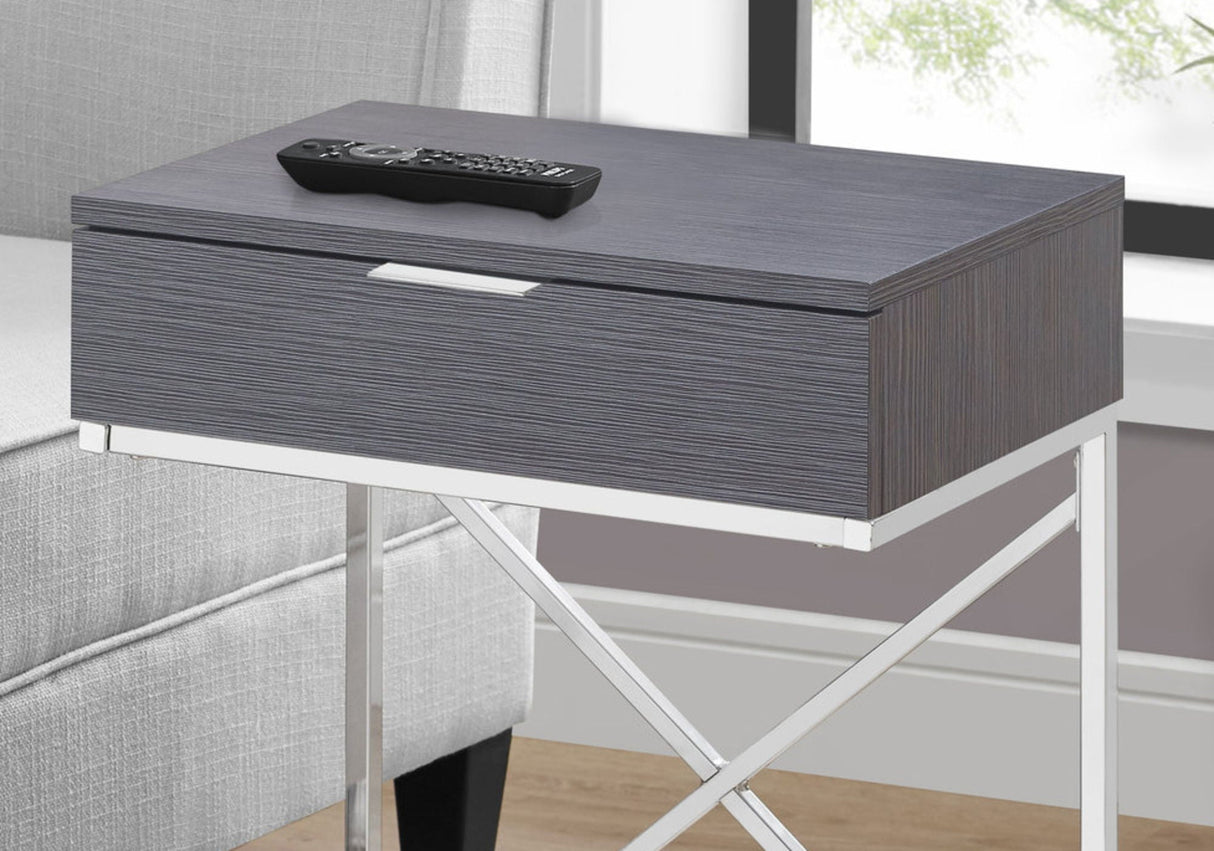 Accent Side Table, Storage Drawer, Spacious Tabletop, Contemporary & Modern by Couch.com