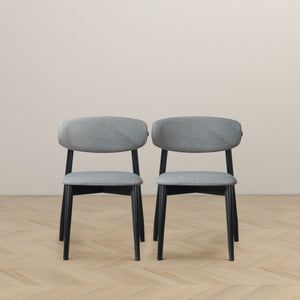 Korbin - Dining Chair (Set of 2) - Gray / Light Gray by Couch.com