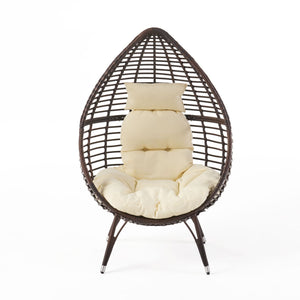 Cutter Teardrop Patio Chair with Water-Resistant Cushion