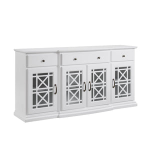 Classic Fretwork Detailed Glass Door Sideboard by Couch.com