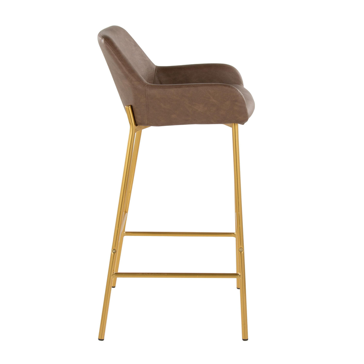 Daniella - Contemporary / Glam Fixed Height Bar Stool (Set of 2) by Couch.com