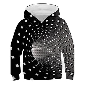 3d Visual Deception Digital Printing Children's Sweater