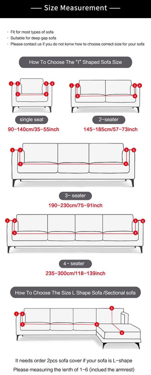 Elastic Solid Color Sofa Cover Spandex Modern All-inclusive Sofa SlipCover for living Room Stretch Couch Covers 1/2/3/4 Seater Sofa Cover Furniture Protector Couch Soft with Elastic Bottom Anti-Slip Foam Kids