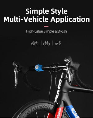 Electric Cycling Bell 90 dB Horn Rainproof  Bicycle Handlebar Silica Gel Shell Ring Bike Bell Bicycle Accessories Electric Cycling Bells Water-Resistant Cycling Bells Horn Loud Bicycle Horns Bicycle Accessories