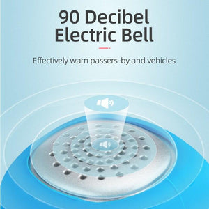 Electric Cycling Bell 90 dB Horn Rainproof  Bicycle Handlebar Silica Gel Shell Ring Bike Bell Bicycle Accessories Electric Cycling Bells Water-Resistant Cycling Bells Horn Loud Bicycle Horns Bicycle Accessories