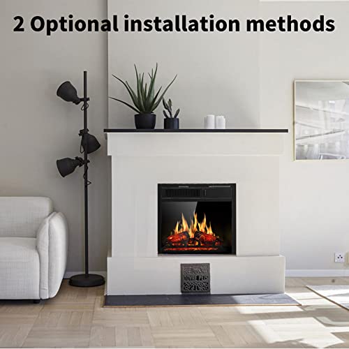 20 Inch Electric Fireplace Insert M1804,M1804C