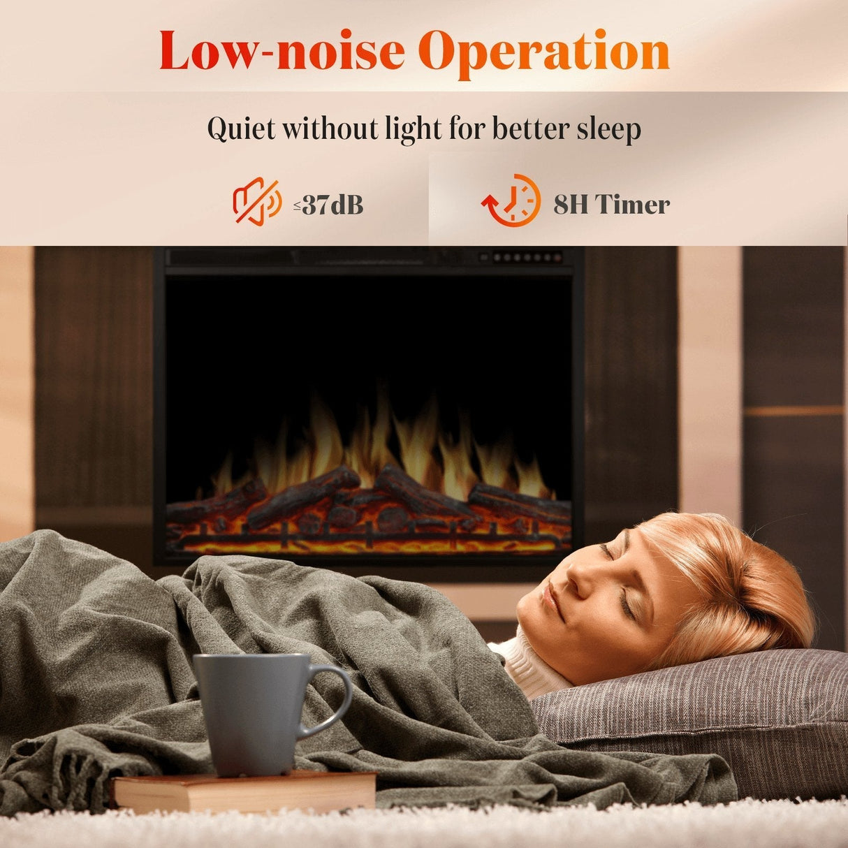 Electric Fireplace Insert Adjuatble Flame Colors 936A,939A,936BXB,939BXB