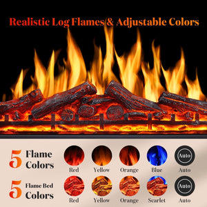 Electric Fireplace Insert Adjuatble Flame Colors 936A,939A,936BXB,939BXB