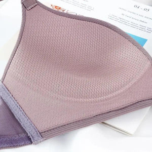 Elegance Seamless Bras for Women Push Up Bras No Wire Brassiere A B Cup Underwear Sexy Bra Three Quarters(3/4 Cup) Bras For Ladies