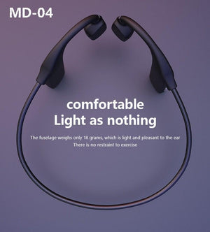 Elegant Black Headphones Wireless Earphones For Workouts And Running Bluetooth Headphones With Mic Grey Bluetooth 5.0 Bone Conduction Earphone Waterproof Sport Headphone Bluetooth Headsets Wireless Headphones Music Handsfree Design