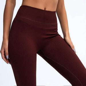 Elegant Blue Yoga Pants High Waisted Gym Leggings Yoga Leggings Seamless Gym Push Up Workout Stretch Fitness Sweatpants Ultra Soft Leggings Tight Sport Women Fitness Seamless Female Legging Tummy Control Running Pants For Training