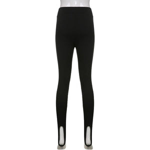 Elegant High Waist Cotton Fitness Basic Pants Casual Spring New Female Skinny Leggings Women Seamless Fitness Leggings Women Seamless Push Up Leggings Workout Pants Breathable Pants
