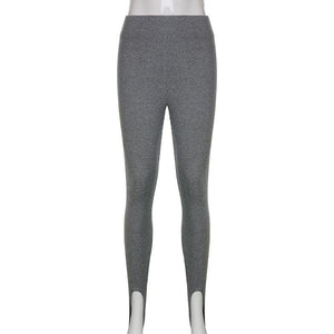Elegant High Waist Cotton Fitness Basic Pants Casual Spring New Female Skinny Leggings Women Seamless Fitness Leggings Women Seamless Push Up Leggings Workout Pants Breathable Pants
